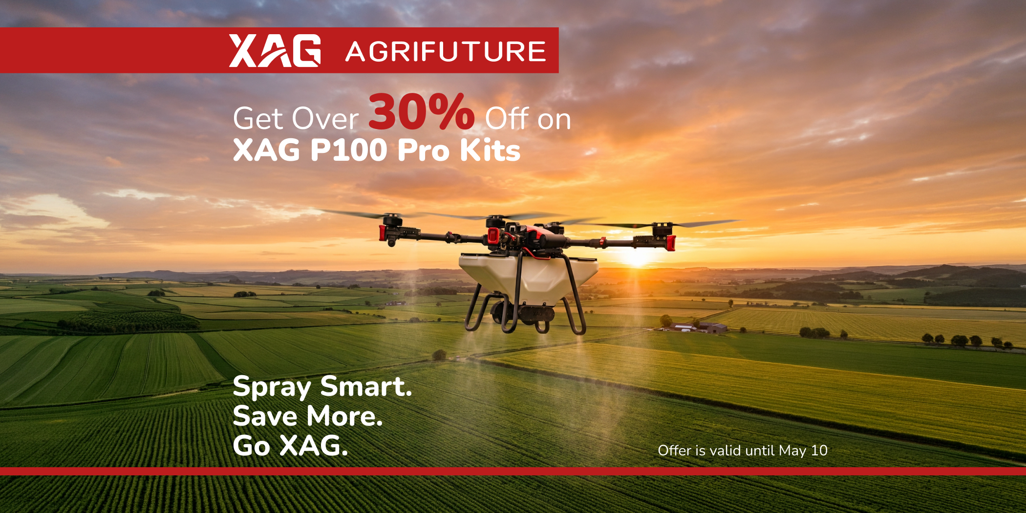 Spray Smart. Save More. Get Over 30% Off on XAG P100 Pro Kits