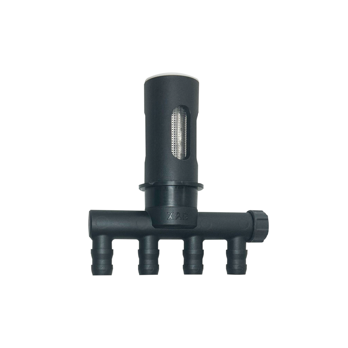 Liquid Container Bottom Outlet 4-Way Tube Fitting Kit (incl. Filter)