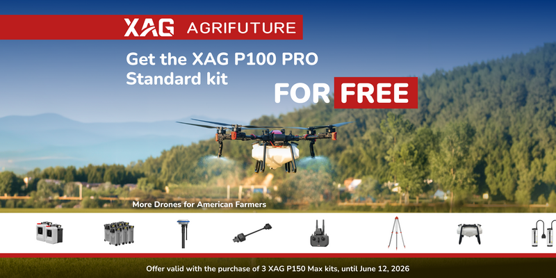 Unique U.S. Dealer Offer — get a FREE XAG P100 Pro Standard Kit