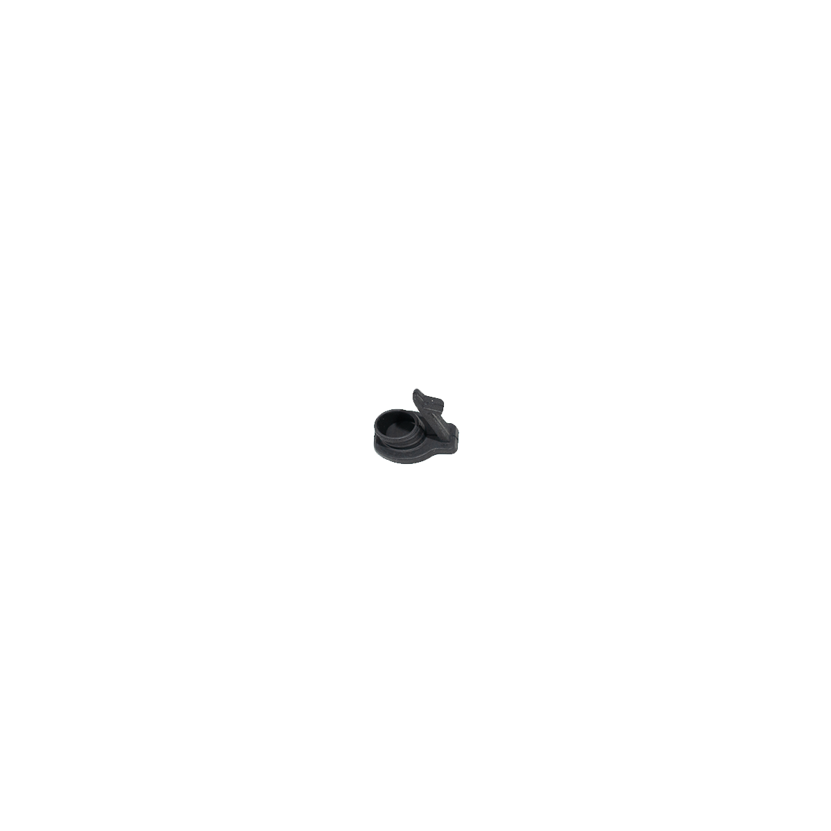 Handle front shell rubber plug