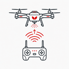 Stable communication between the aircraft and remote controller