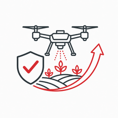 Greater confidence when investing in professional agricultural drone systems  